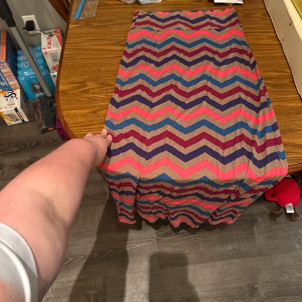 Rue21 Vibrant Chevron Maxi Skirt